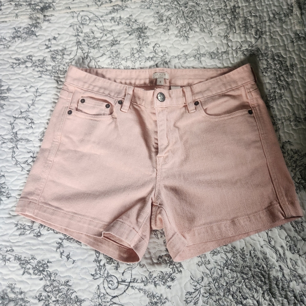 J. Crew Pink Jean Shorts
